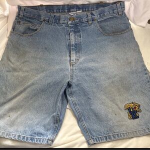 Vintage Kentucky Wildcats Men's Blue Denim Shorts men’s size 38 true fan